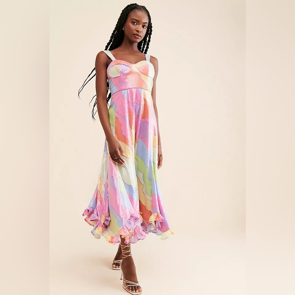 Hutch Multicolor Midi Dress